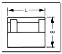 1 & 2 Wire Combination Aluminum Ferrule-Skive Required