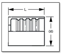 1 & 2 Wire Combination Steel Ferrule-Skive Required